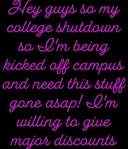 Need everything gone ASAP